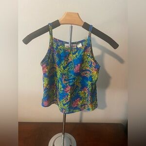 Supergirl Bright Patterned Tank Top